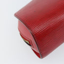 LOUIS VUITTON Epi Dauphine PM Pouch Castilian Red M48447 LV Auth BA7726-16