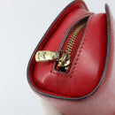 LOUIS VUITTON Epi Dauphine PM Pouch Castilian Red M48447 LV Auth BA7726-8