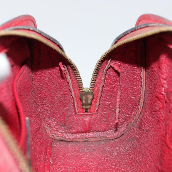 LOUIS VUITTON Epi Dauphine PM Pouch Castilian Red M48447 LV Auth BA7726