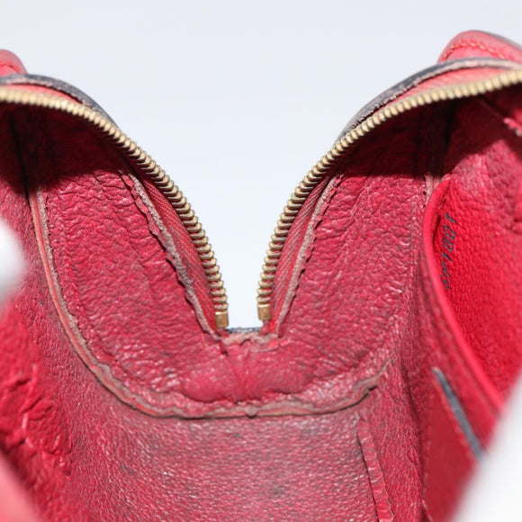 LOUIS VUITTON Epi Dauphine PM Pouch Castilian Red M48447 LV Auth BA7726