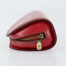 LOUIS VUITTON Epi Dauphine PM Pouch Castilian Red M48447 LV Auth BA7726-4