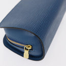 LOUIS VUITTON Epi Dauphine PM Pouch Blue M48445 LV Auth BA7727-15