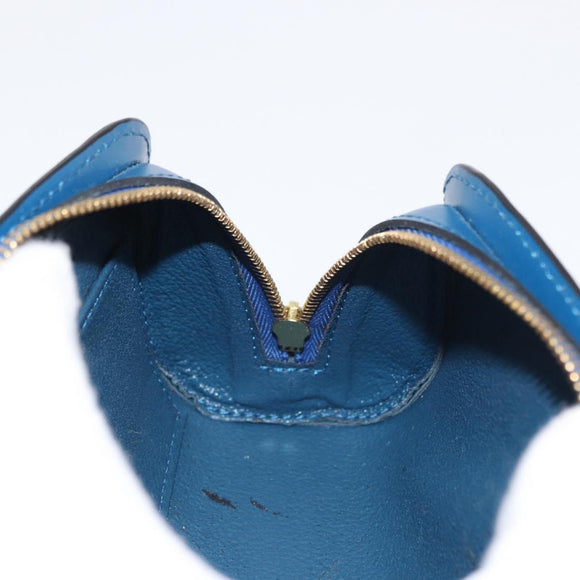 LOUIS VUITTON Epi Dauphine PM Pouch Blue M48445 LV Auth BA7727
