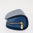 LOUIS VUITTON Epi Dauphine PM Pouch Blue M48445 LV Auth BA7727-4