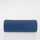 LOUIS VUITTON Epi Dauphine PM Pouch Blue M48445 LV Auth BA7727-6