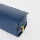 LOUIS VUITTON Epi Dauphine PM Pouch Blue M48445 LV Auth BA7727-14