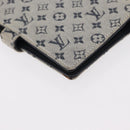 LOUIS VUITTON Monogram Mini Agenda PM Day Planner Cover Blue R20910 Auth BA7729-15