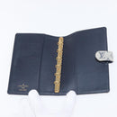 LOUIS VUITTON Monogram Mini Agenda PM Day Planner Cover Blue R20910 Auth BA7729-9