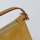 LOUIS VUITTON Monogram Vernis Lexington Accessory Pouch Beige M91010 Auth BA7730-10