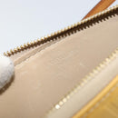 LOUIS VUITTON Monogram Vernis Lexington Accessory Pouch Beige M91010 Auth BA7730-18