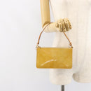 LOUIS VUITTON Monogram Vernis Lexington Accessory Pouch Beige M91010 Auth BA7730-21