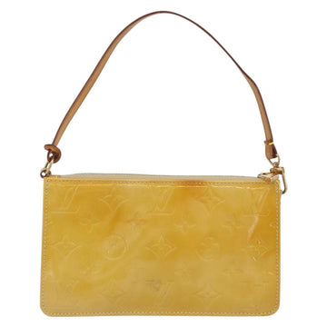 LOUIS VUITTON Monogram Vernis Lexington Accessory Pouch Beige M91010 Auth BA7730 - 0