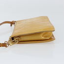 LOUIS VUITTON Monogram Vernis Lexington Accessory Pouch Beige M91010 Auth BA7730-4