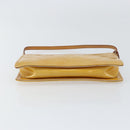 LOUIS VUITTON Monogram Vernis Lexington Accessory Pouch Beige M91010 Auth BA7730-5