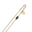 LOUIS VUITTON Collier L TO V Necklace metal Gold M80259 LV Auth BA7731M-10
