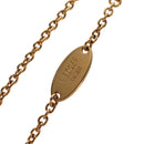 LOUIS VUITTON Collier L TO V Necklace metal Gold M80259 LV Auth BA7731M-11