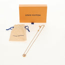 LOUIS VUITTON Collier L TO V Necklace metal Gold M80259 LV Auth BA7731M-12