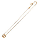 LOUIS VUITTON Collier L TO V Necklace metal Gold M80259 LV Auth BA7731M-2