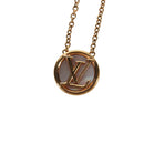 LOUIS VUITTON Collier L TO V Necklace metal Gold M80259 LV Auth BA7731M-3