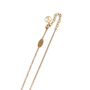 LOUIS VUITTON Collier L TO V Necklace metal Gold M80259 LV Auth BA7731M-5