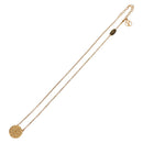 LOUIS VUITTON Collier L TO V Necklace metal Gold M80259 LV Auth BA7731M-7