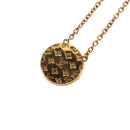 LOUIS VUITTON Collier L TO V Necklace metal Gold M80259 LV Auth BA7731M-8