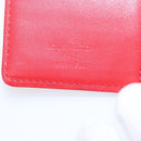 LOUIS VUITTON Monogram Vernis Agenda PM Day Planner Cover Red R21016 Auth BA7732-18