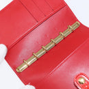 LOUIS VUITTON Monogram Vernis Agenda PM Day Planner Cover Red R21016 Auth BA7732-9