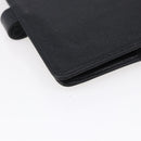 CHANEL Agenda Day Planner Cover Caviar Skin Black Gold CC Auth BA7735-11