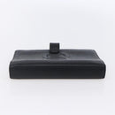 CHANEL Agenda Day Planner Cover Caviar Skin Black Gold CC Auth BA7735-5