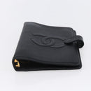 CHANEL Agenda Day Planner Cover Caviar Skin Black Gold CC Auth BA7735-7