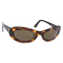 CHANEL Sunglasses plastic Brown CC Auth BA7738-1