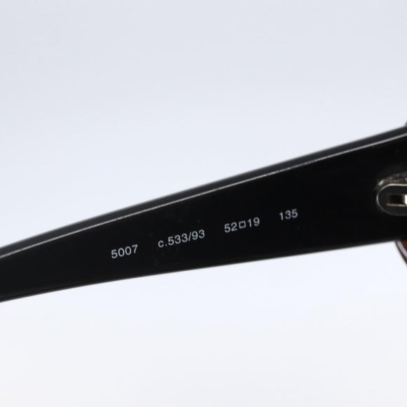 CHANEL Sunglasses plastic Brown CC Auth BA7738