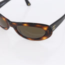 CHANEL Sunglasses plastic Brown CC Auth BA7738-7