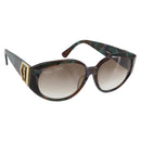 SAINT LAURENT Sunglasses plastic Brown Auth BA7739-1