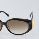 SAINT LAURENT Sunglasses plastic Brown Auth BA7739-7