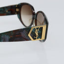 SAINT LAURENT Sunglasses plastic Brown Auth BA7739-8