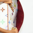 LOUIS VUITTON Monogram Multicolor Trouville Hand Bag White M92663 Auth BA7742V-17