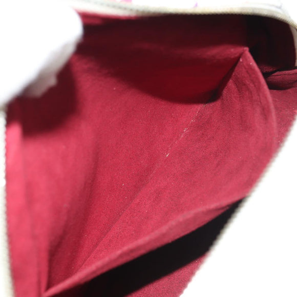 LOUIS VUITTON Monogram Multicolor Trouville Hand Bag White M92663 Auth BA7742V