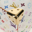 LOUIS VUITTON Monogram Multicolor Speedy 30 Hand Bag White M92643 Auth BA7743SV-15
