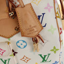 LOUIS VUITTON Monogram Multicolor Speedy 30 Hand Bag White M92643 Auth BA7743SV-8
