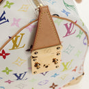 LOUIS VUITTON Monogram Multicolor Speedy 30 Hand Bag White M92643 Auth BA7743SV-20