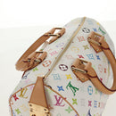 LOUIS VUITTON Monogram Multicolor Speedy 30 Hand Bag White M92643 Auth BA7743SV-6