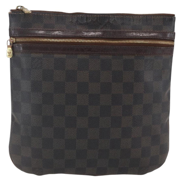 LOUIS VUITTON Damier Ebene Pochette Bosphore Shoulder Bag N51111 LV Auth BA7744