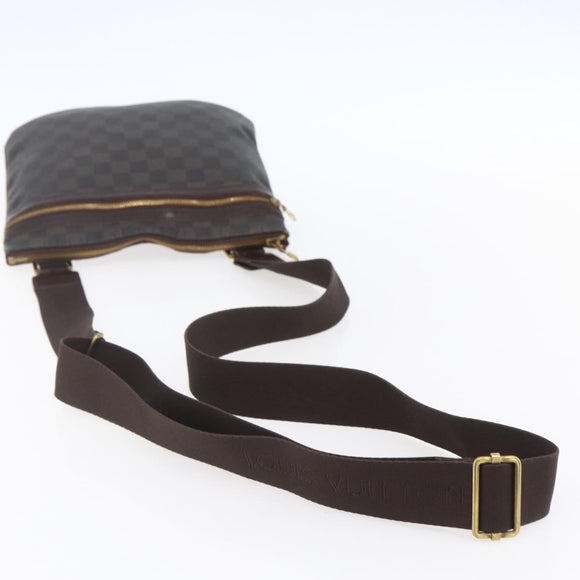 LOUIS VUITTON Damier Ebene Pochette Bosphore Shoulder Bag N51111 LV Auth BA7744