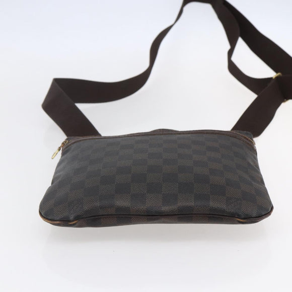 LOUIS VUITTON Damier Ebene Pochette Bosphore Shoulder Bag N51111 LV Auth BA7744