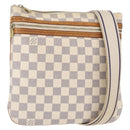 LOUIS VUITTON Damier Azur Pochette Bosphore Shoulder Bag N51112 LV Auth BA7745-1
