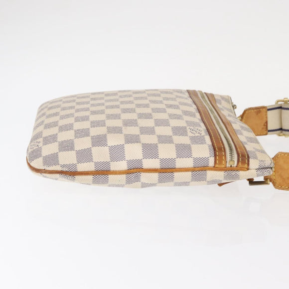 LOUIS VUITTON Damier Azur Pochette Bosphore Shoulder Bag N51112 LV Auth BA7745