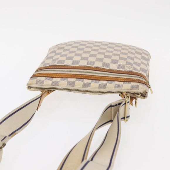 LOUIS VUITTON Damier Azur Pochette Bosphore Shoulder Bag N51112 LV Auth BA7745