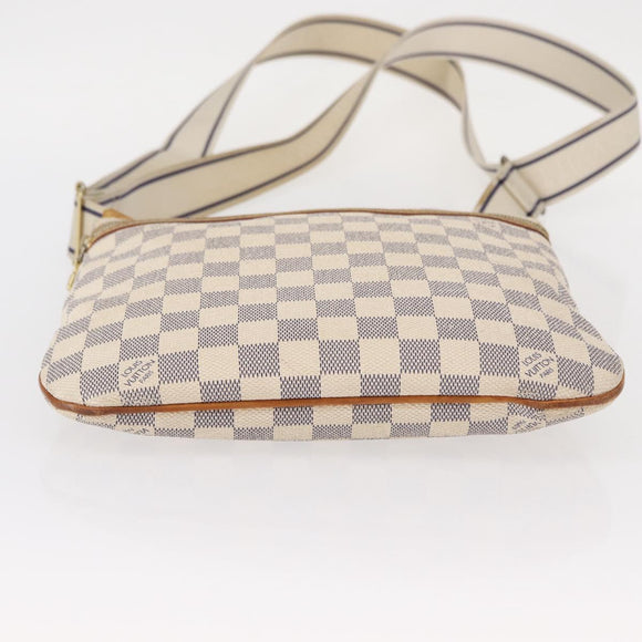 LOUIS VUITTON Damier Azur Pochette Bosphore Shoulder Bag N51112 LV Auth BA7745
